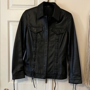 NWOT LEATHER Size S jacket